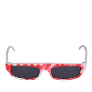 모스키노 렉탱귤러 프레임 레드 로소 패턴 선글라스 MOS047 S W