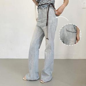 [다잇템]여성 워싱 키치룩 진 나팔 빈티지 데이즈