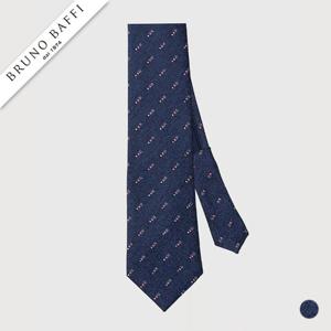 [인디안][브루노바피]클래식 네이비 사선 타이 MACSN3Y1241