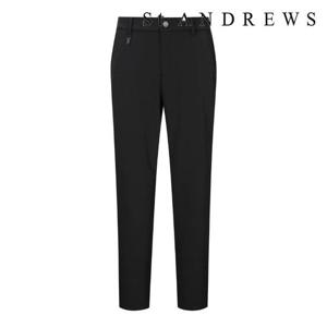 [세인트앤드류스]남성 로고 자수 포켓 솔리드 팬츠 (811E1PT101BK)