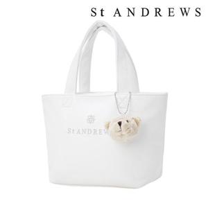 [세인트앤드류스]공용 테디베어 키링 로고 미니백 (831E1BGA03WH)