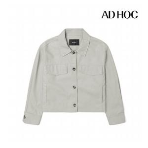 [애드호크]여성 인조가죽 크롭 재킷(HZ1LE50)