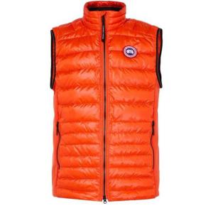 25 FW 캐나다구스 하이브리지 라이트 체스트 로고 시그널 오렌지 패딩 베스트