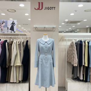 [JJ JIGOTT]라운드 칼라 플레어 원피스 GN3M0OP95-1_JJ