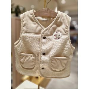 (밍크뮤10) 25가을겨울 (BE)로미코듀로이퍼배색베스트 HK (35A15225010)