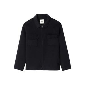 산드로 울 혼방 셔츠 재킷 SHPBL00905