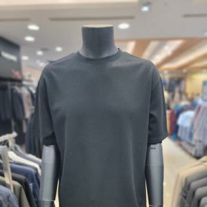 [파렌하이트][23S/S]와플 조직 반팔 라운드 티셔츠BK1133