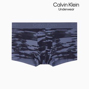 [캘빈클라인언더웨어]남성 CK 블랙 프린트 로우 라이즈 트렁크 NB4061-VUF