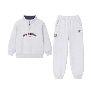 뉴발란스 에센셜 셋업 키즈 트레이닝복세트 그레이 NK9YD4106U-AC