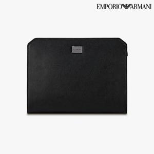 [엠포리오 아르마니]남성 텀블 레더 지퍼드 파우치(A515332007)(730000)