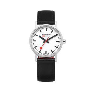 몬데인 A658.30323.11SBB 클래식 라운드 여성 가죽 시계