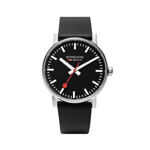 몬데인 MSE.43120.LB 레일웨이 에보2 비건 남성 가죽 시계
