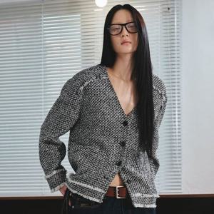 [플랙진]여성 트위드 가디건 자켓 (PWTF1JKL15W)