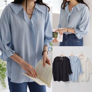 나야홍 / 위쉬몰 SM 로즈벌룬프릴블라우스(U282H507) 빅사이즈