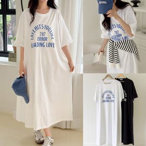 나야홍 / 위쉬몰 RD 러브히츠박시핏원피스(U957H507) 빅사이즈