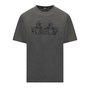 라프리마 VERSACE CARTOUCHE 티셔츠 베르사체 카르투슈 로고 1013302 1A09867 1E2