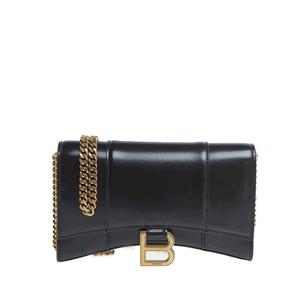 [국내배송] 발렌시아가 아워글래스 월렛 체인 숄더백 656050 1QJ4M 1000