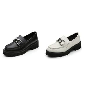 LAUSLC5131WF1 WF9 금강제화 랜드로바 여성 체인 장식 경량 청키 로퍼 2COLOR