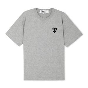 [꼬르소밀라노] 꼼데가르송 남성 하트 와펜 그레이 반팔티 AZ T296 051 1