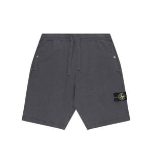 라프리마 스톤아일랜드 63460 올드 트리트먼트 Malfile 플리스 버뮤다 Shorts Regular 핏