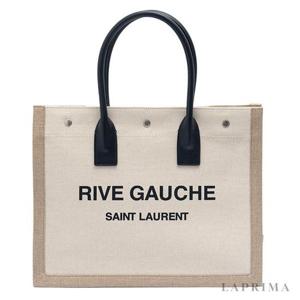 라프리마 생로랑 리브 고시 린넨 토트백 617481-FAAVU-9054