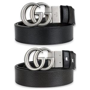 디몬트 구찌 남성 GG 리버시블 그레인 레더 벨트(블랙/브라운) 627055 CAO2N 1062