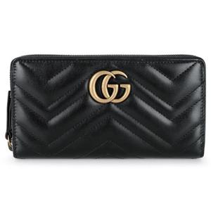 디몬트 구찌 여성 GG 마몬트 지퍼 어라운드 장지갑(블랙) 443123 DTD1T 1000