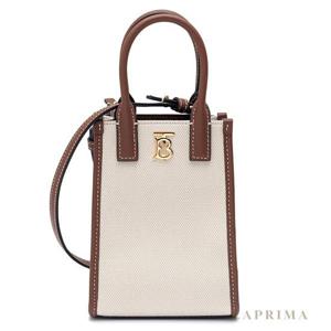 라프리마 버버리 캔버스 레더 마이크로 프란시스 토트백 8052460