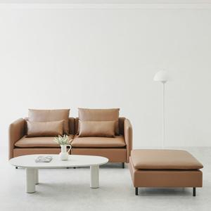 동서가구 모디프 가죽 모듈소파 3인 + 스툴 DF926439