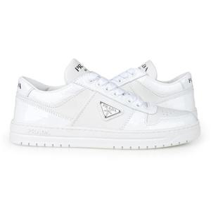 디몬트 프라다 여성 삼각로고 다운타운 레더 스니커즈(화이트) 1E792M 3LQB F0009