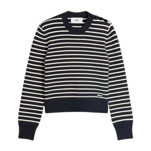 아미 스트라이프 니트 네이비 HKS039 KN0061 4023