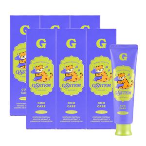 오스템 G 잇몸케어치약 잇몸에 좋은 치약 120g 6개