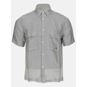 라프리마 CP컴퍼니 린넨 숏 슬리브 셔츠 반팔 16CMSH210A 005415G 913