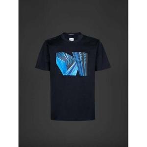 라프리마 CP컴퍼니 메트로폴리스 시리즈 머서라이즈 저지 그래픽 티셔츠 로고 14CMTS202A 006370