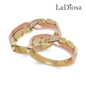 라디오사 18K 커플링 세트 G18B-340OR 남녀한쌍