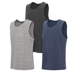 남녀공용 피그먼트 박스핏 면 민소매 티셔츠 Model No_OC187