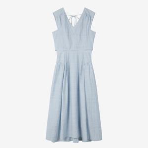 [듀엘]슬리브리스 크링클 원피스 D252MSE357