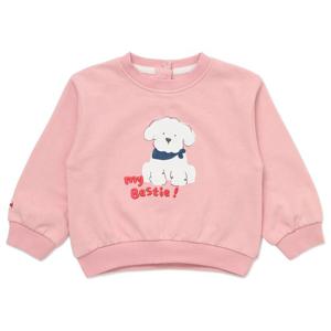 블루독베이비 10 25FW (PK)화이트도기 스웨트셔츠 (45A14334040)