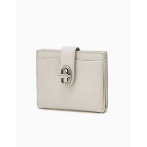 [질스튜어트ACC] JAWA5F014IV [AUBE][지폐수납가능] 아이보리 가죽 오브 장식 베루형 지갑