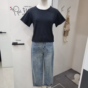 [반에이크]반에이크김천모다 마이드홀반팔티셔츠VB48TSUP01ZBK_K