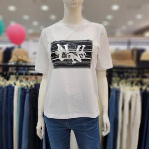 [조이너스]여성 캐주얼 24신상 라운디 면 반팔 고급 티셔츠JEU4W