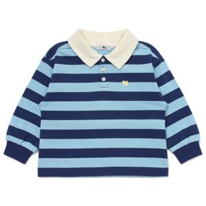 블루독베이비 10 25FW (BL) 스트라이프 스웨트셔츠 (45A19334010)
