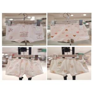 오가닉맘 캐러셀 러브쉬 샤니 벨꼬뜨니여아사각팬티4종세트 (MKFUDW1207)