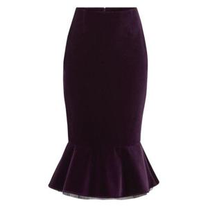 니나리찌 스커트 25ACJU014CO1092 U3342 PURPLE