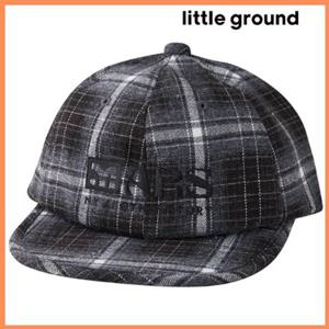 [리틀그라운드8] MARS(75A1G-800-04)체크레터링볼캡 아동주니어모자 캡모자 간절기 선물 데일리룩 코디