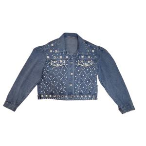 [르니앤맥코이(여성)]진주 큐빅 포인트 청자켓(MM10JK703HJY)