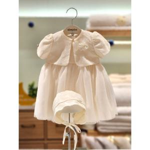 압소바 HK 엘피 볼레로 드레스 보넷세트(25FW가을신상품) (GA2C25101)