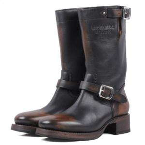 디스퀘어드 투톤 앵글부츠 T203-V416-2124