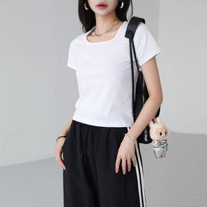 [피핀] 112411 쿨에버 스퀘어 반팔 티셔츠