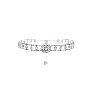 [엘러브] 샤넬 부통 드 까멜리아 초커 18K 화이트골드 다이아몬드 5ET1270